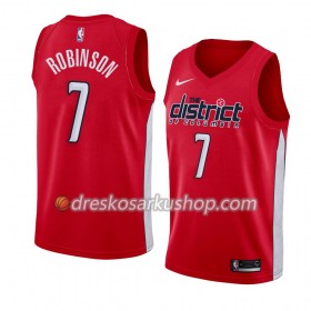Muški NBA Dres Washington Wizards Devin Robinson 7 Nike 2018-19 Crvena Swingman